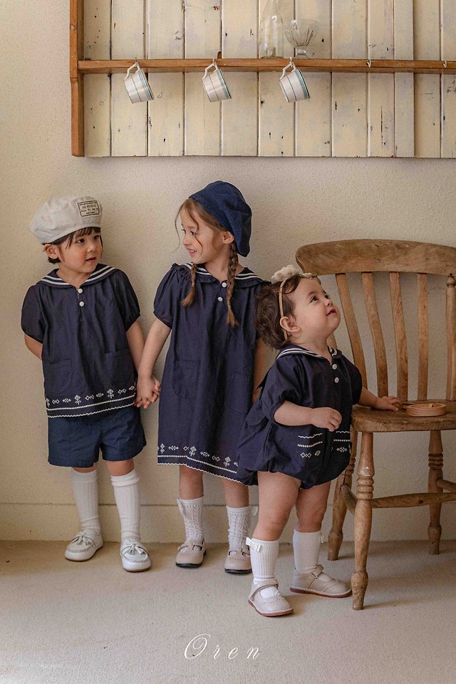 Oren - Korean Baby Fashion - #babywear - Marinette Marine Suit - 11