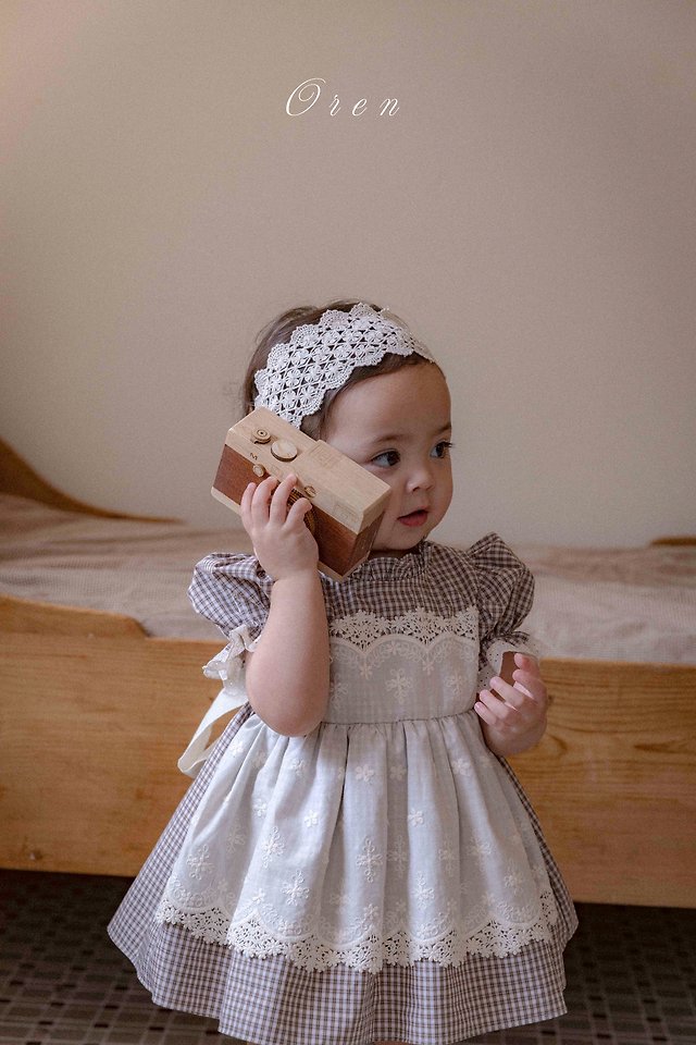 Oren - Korean Baby Fashion - #onlinebabyshop - Zenya Apron Suit - 11