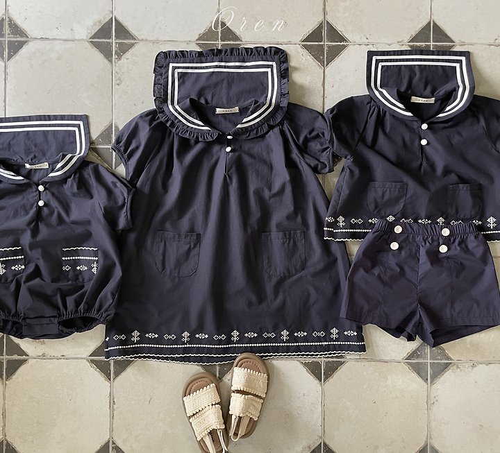 Oren - Korean Children Fashion - #childofig - Marinette Marine One-Piece - 3