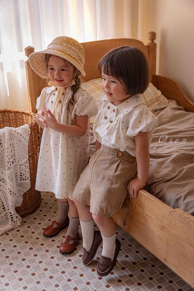 Oren - Korean Children Fashion - #childofig - Noah Double Button One-Piece - 10