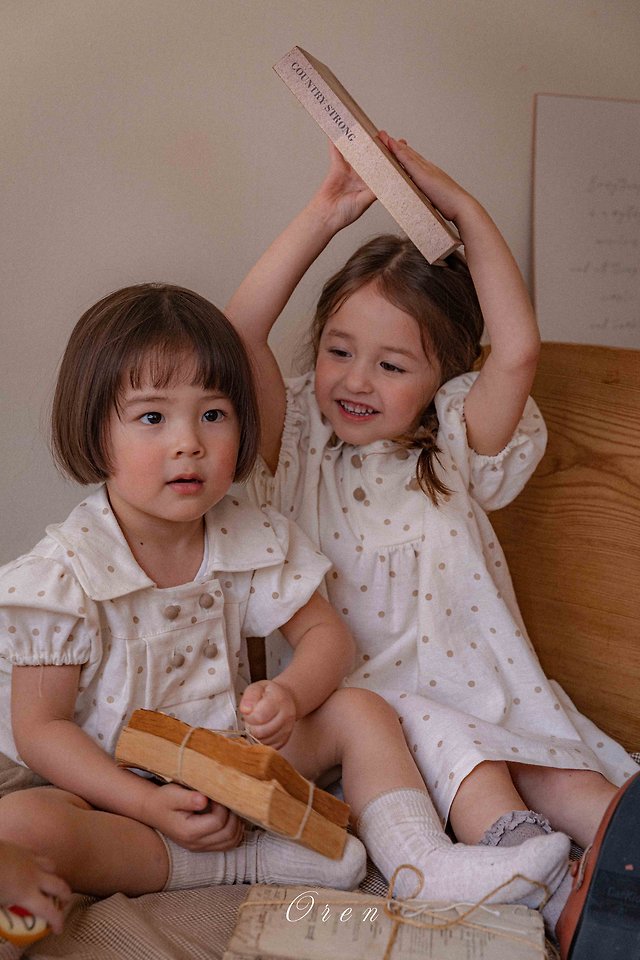 Oren - Korean Children Fashion - #childofig - Noah Double Button One-Piece - 11