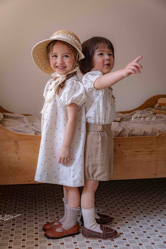 Oren - Korean Children Fashion - #childofig - Noah Double Button Set - 9