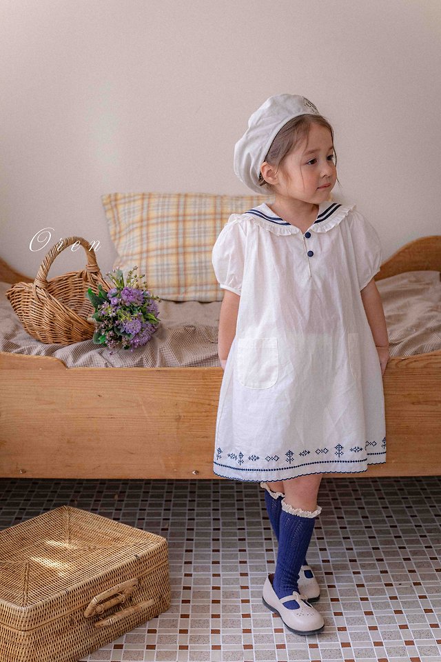 Oren - Korean Children Fashion - #designkidswear - Marinette Marine One-Piece - 5