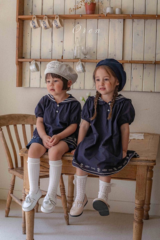 Oren - Korean Children Fashion - #kidzfashiontrend - Marinette Marine Set - 9
