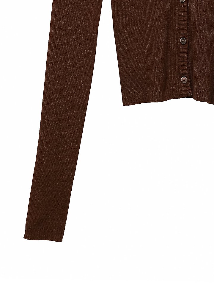 Paper Moon - Korean Women Fashion - #momslook - Ribbed Button Down Knit Cardigan - 8