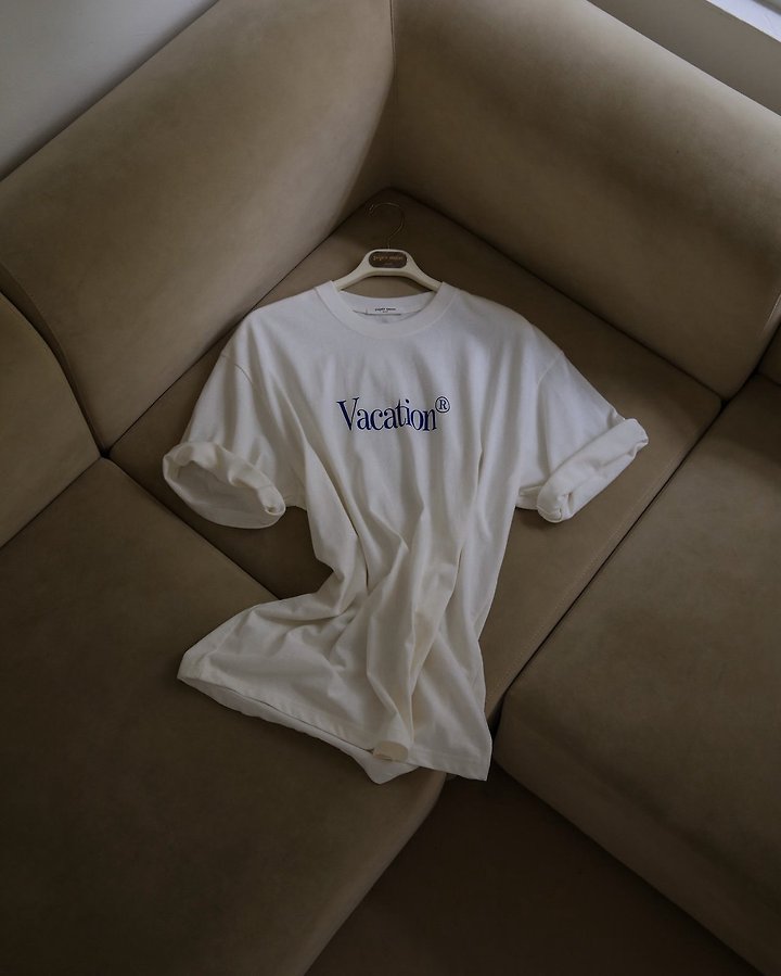 Paper Moon - Korean Women Fashion - #momslook - VACATION Print Pigment Tee - 3