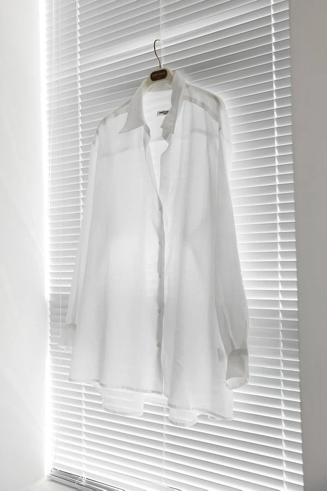 Paper Moon - Korean Women Fashion - #womensfashion - Vivid Oversized Linen Button Down Shirt - 4