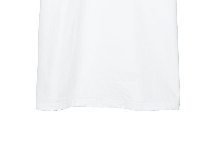 Paper Moon - Korean Women Fashion - #momslook - Oversized Pigment Cutted Detail Tee - 11