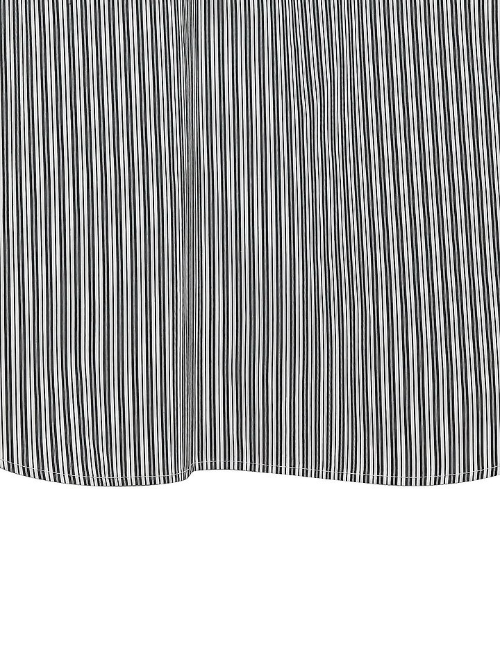 Paper Moon - Korean Women Fashion - #momslook - Boyfriend Fit Oversized Striped Button Down Shirt - 10