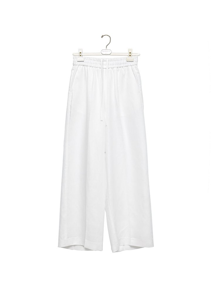 Paper Moon - Korean Women Fashion - #momslook - Linen Drawstring Trousers - 7