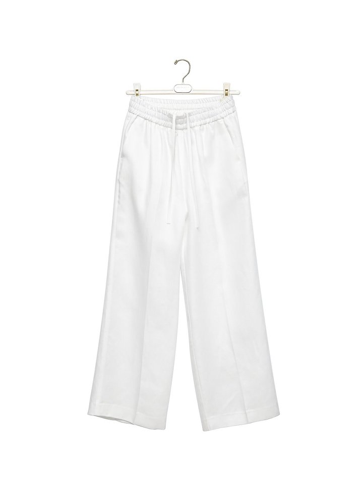 Paper Moon - Korean Women Fashion - #momslook - Linen Drawstring Trousers - 9