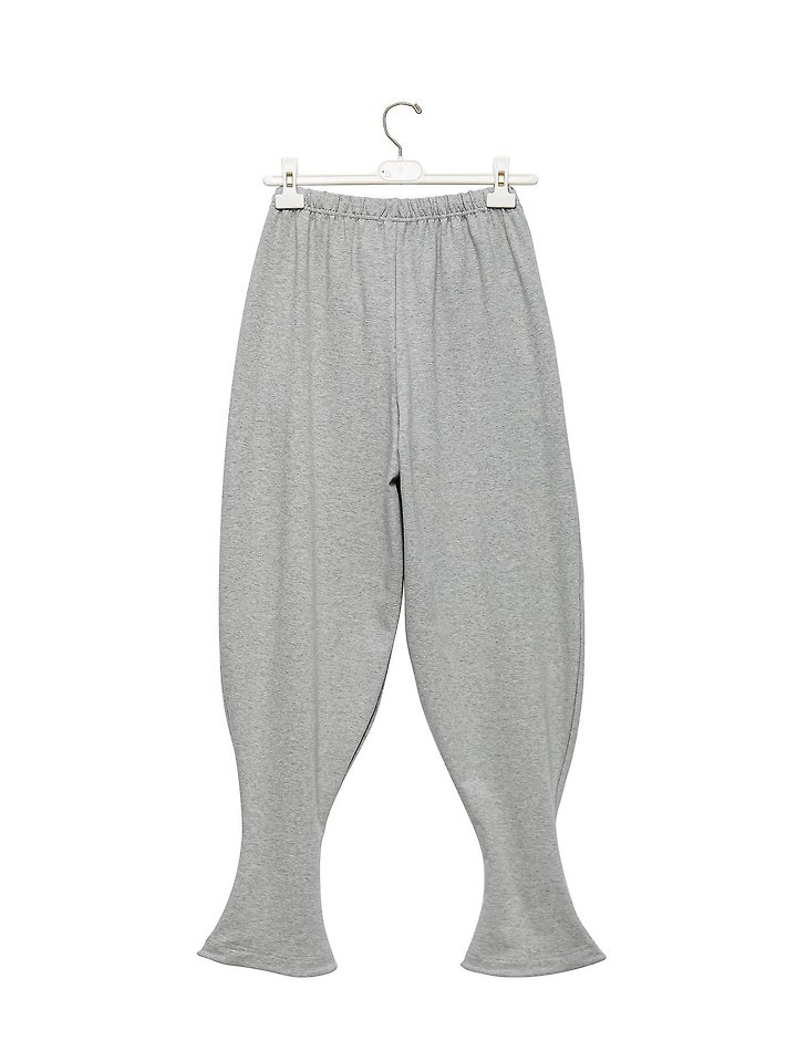 Paper Moon - Korean Women Fashion - #momslook - Curved Balloon Leg Jersey Pants - 7
