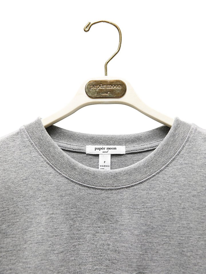 Paper Moon - Korean Women Fashion - #momslook - Layered Sleeve Side Slit Tee - 10