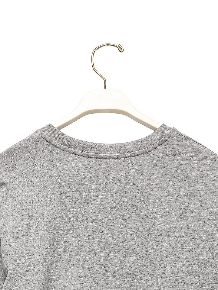 Paper Moon - Korean Women Fashion - #momslook - Twist Draped Side Line Detail Tee - 12
