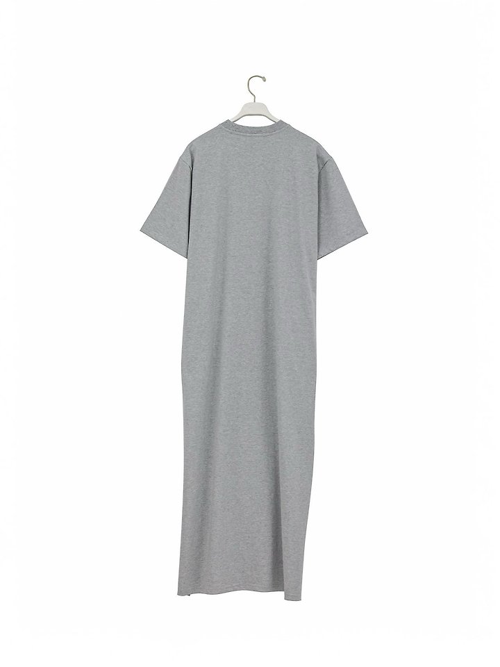 Paper Moon - Korean Women Fashion - #momslook - One Side Slit Detail Oversized Maxi Dress - 6