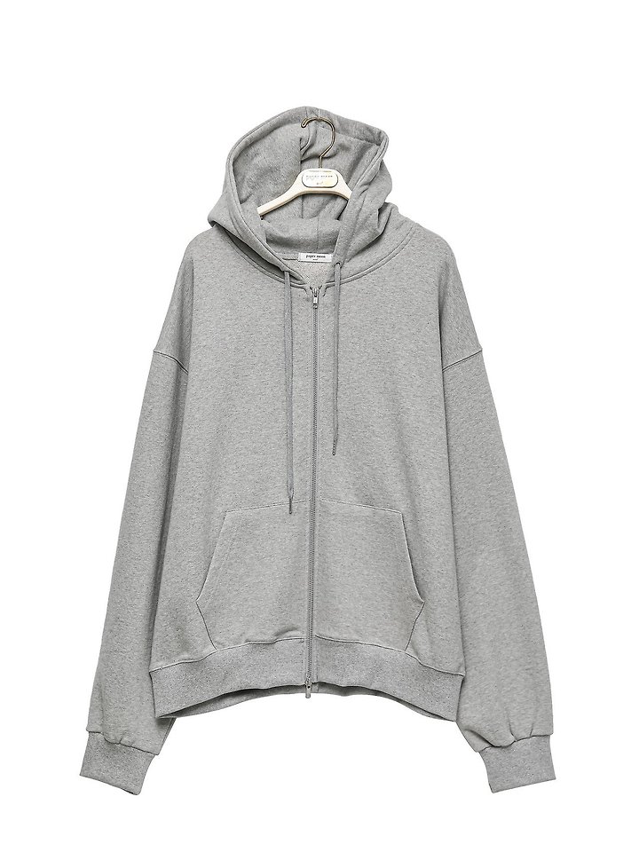 Paper Moon - Korean Women Fashion - #momslook - Classic Oversized Two Way Zipped Up Hoodie - 5
