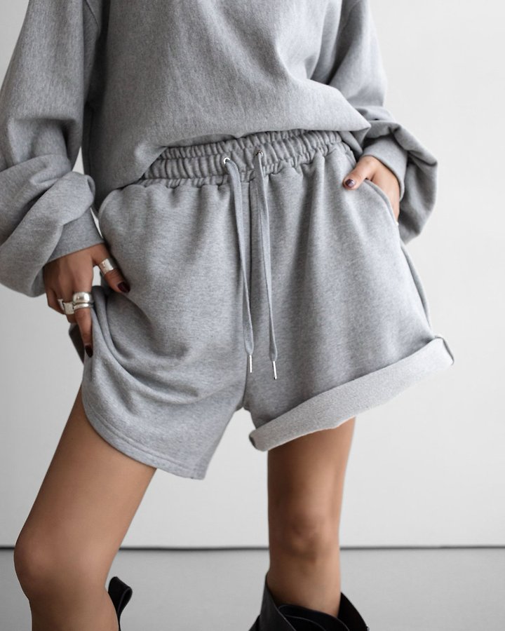 Paper Moon - Korean Women Fashion - #womensfashion - Heritage Sweat Short - 4