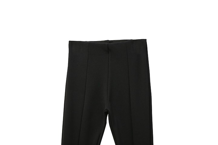 Paper Moon - Korean Women Fashion - #momslook - Ribbed Side Slit Leggings - 10