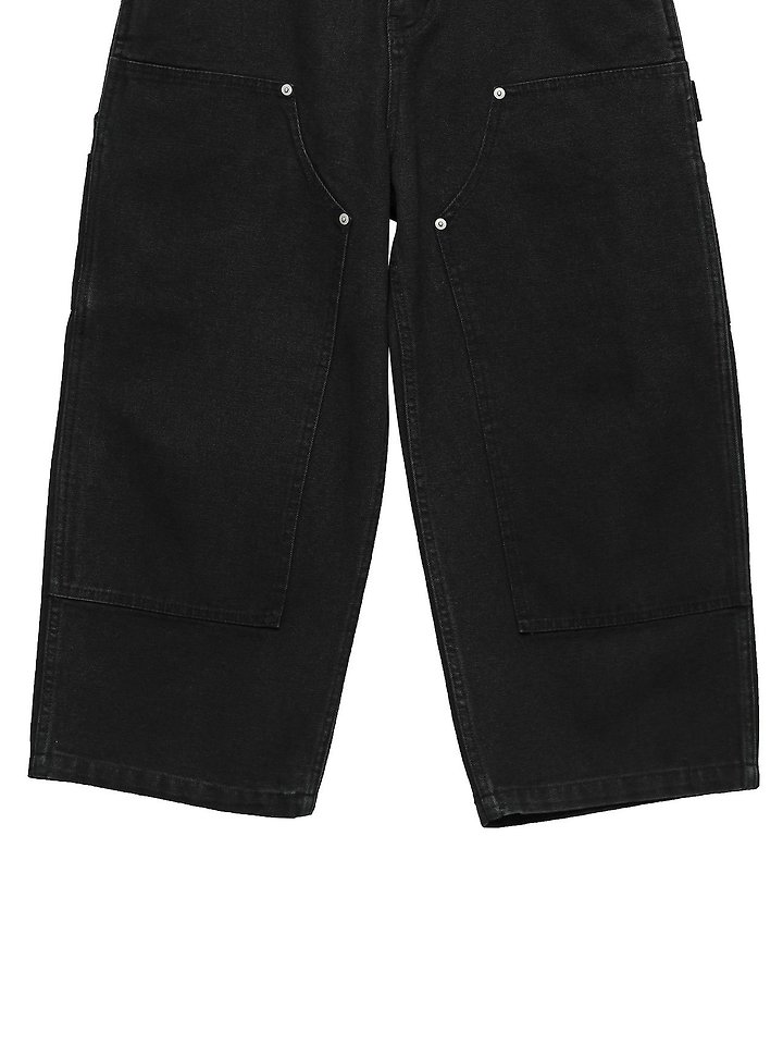 Paper Moon - Korean Women Fashion - #momslook - Vintage Ankle Carpenter Culottes Pants - 10