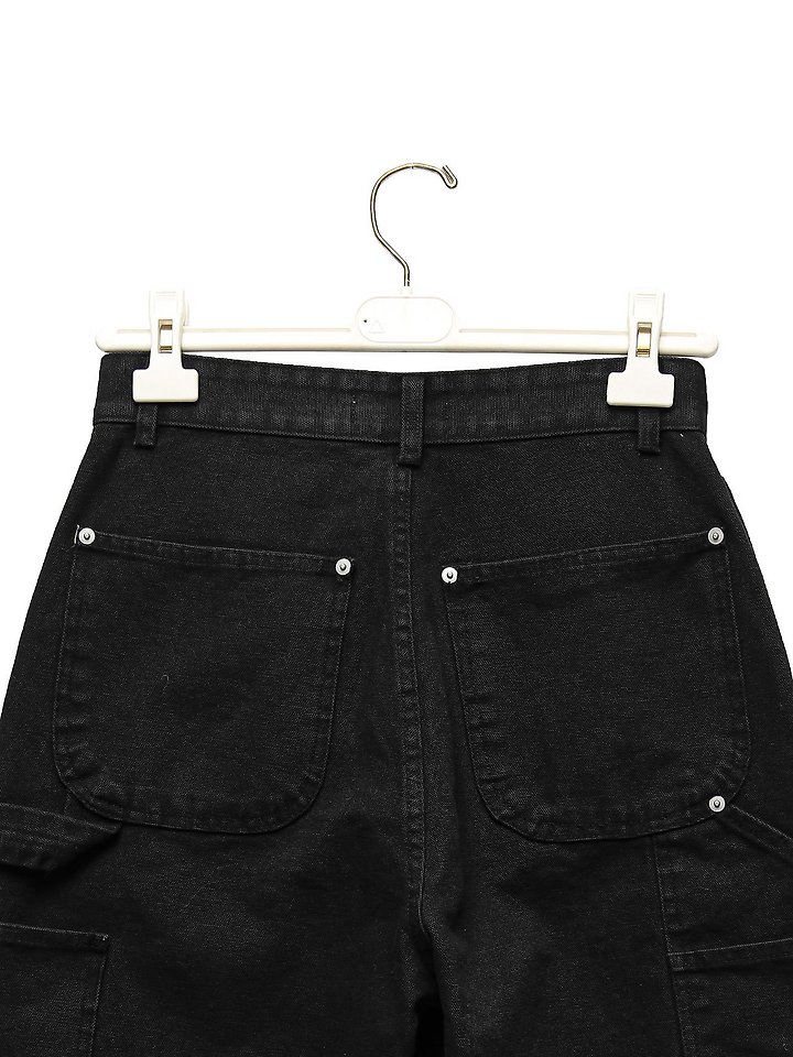 Paper Moon - Korean Women Fashion - #momslook - Vintage Ankle Carpenter Culottes Pants - 12