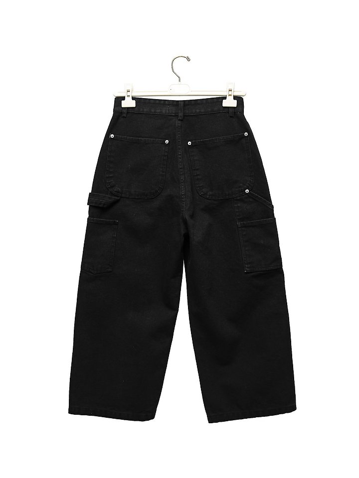 Paper Moon - Korean Women Fashion - #momslook - Vintage Ankle Carpenter Culottes Pants - 6