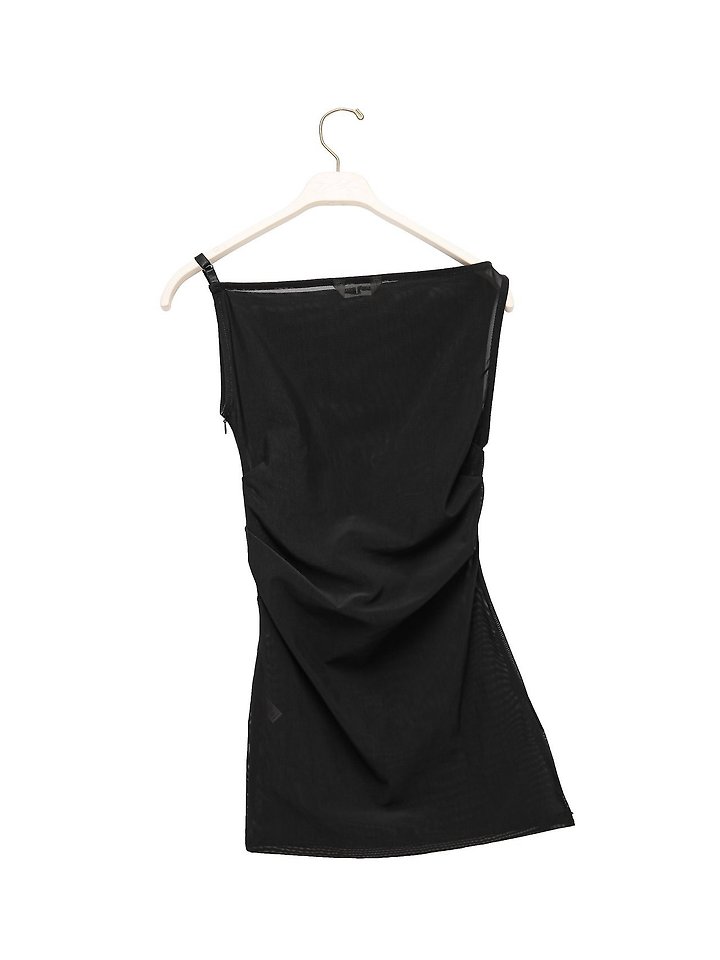 Paper Moon - Korean Women Fashion - #momslook - Side Shirred Detail Mesh Sleeveless Top - 6