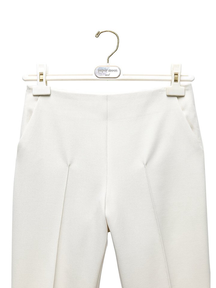 Paper Moon - Korean Women Fashion - #momslook - Crease Line Slit Midi Pants - 9