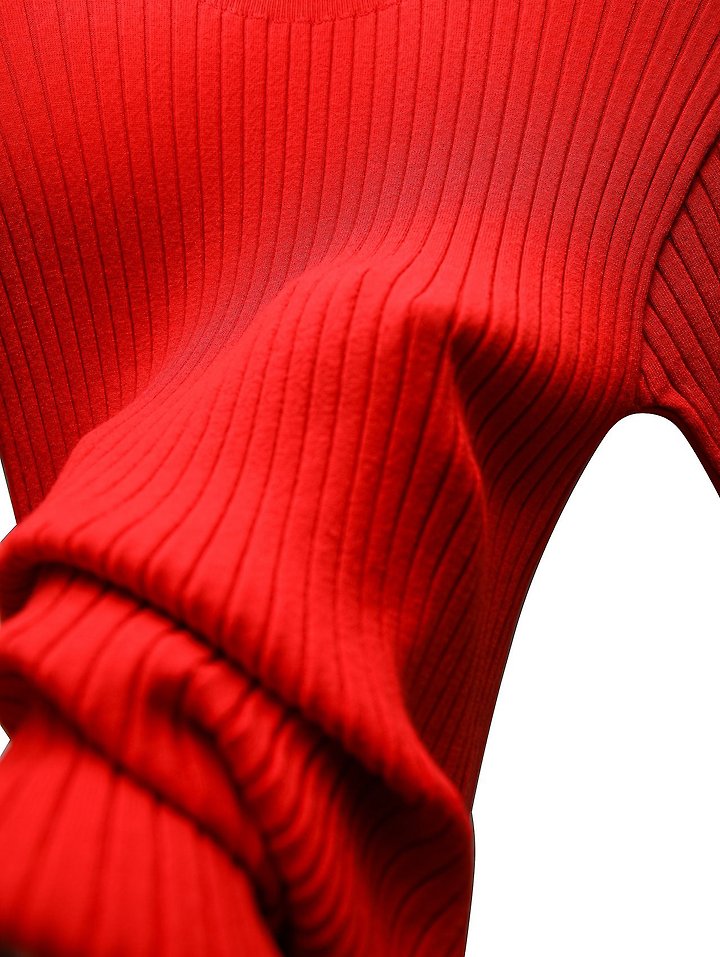 Paper Moon - Korean Women Fashion - #momslook - Classic Ribbed Half Turtleneck Knit Top - 8