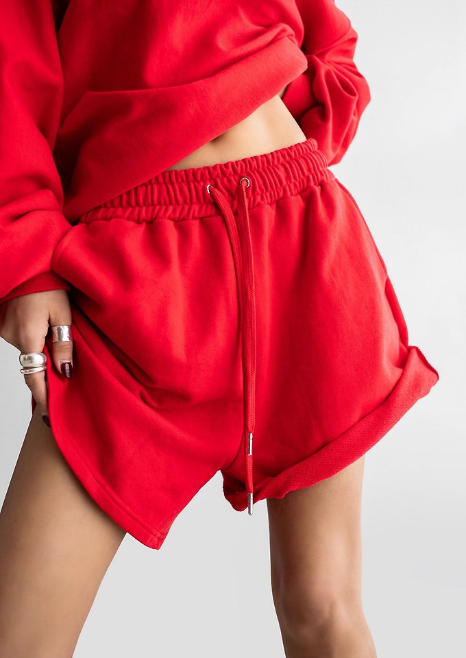 Paper Moon - Korean Women Fashion - #momslook - Heritage Sweat Short