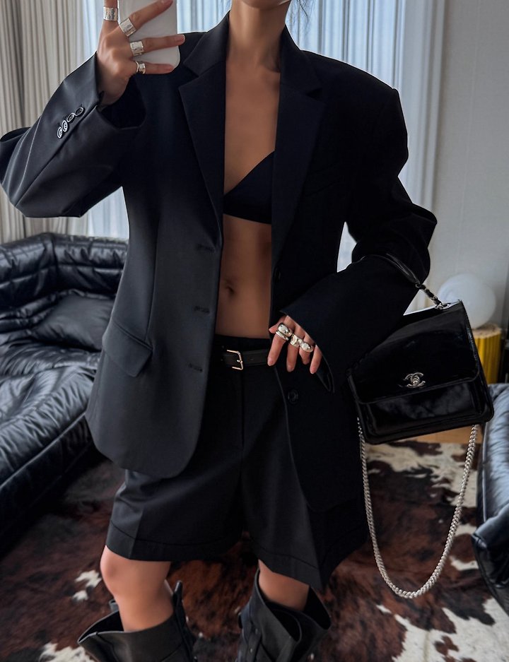 Paper Moon - Korean Women Fashion - #thelittlethings - Essential Tailored Single Blazer - 4