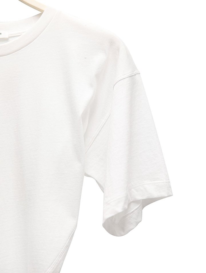 Paper Moon - Korean Women Fashion - #pursuepretty - Twist Draped Side Line Detail Tee - 8
