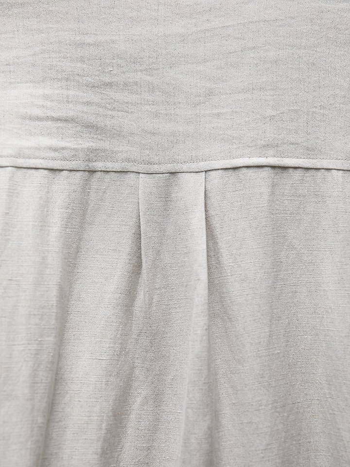 Paper Moon - Korean Women Fashion - #pursuepretty - Soft Linen Oversized Button Down Shirt - 12