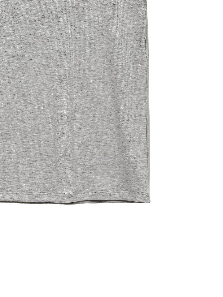 Paper Moon - Korean Women Fashion - #restrostyle - Ribbed Slim Crewneck Basic Tee - 10