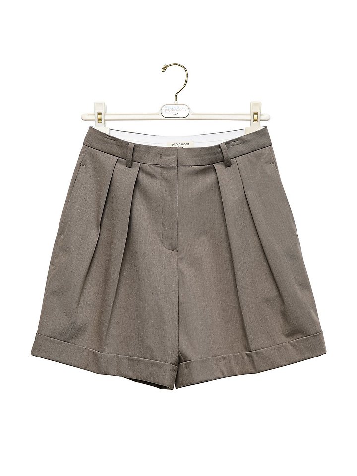 Paper Moon - Korean Women Fashion - #romanticstyle - Essential Tailored Cabra Shorts - 10