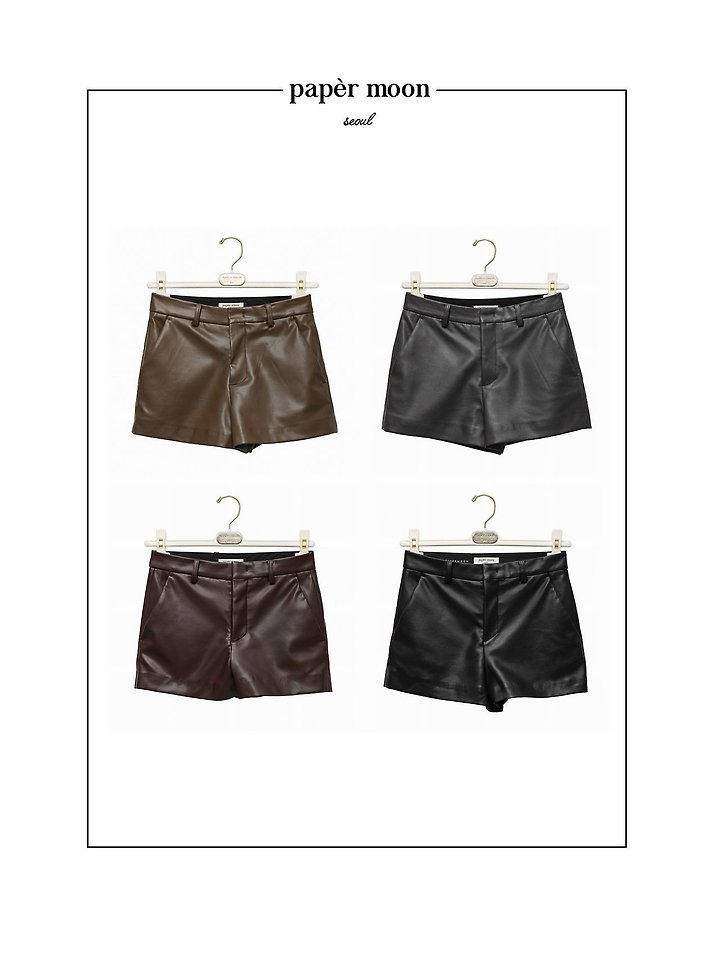 Paper Moon - Korean Women Fashion - #romanticstyle - Classic Vegan Short Pants