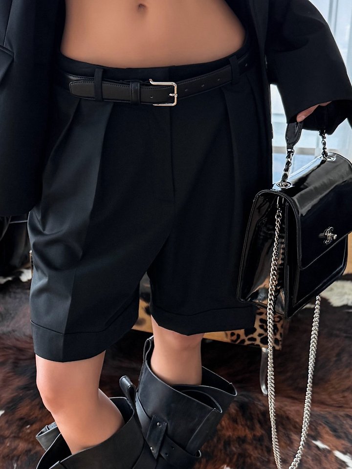 Paper Moon - Korean Women Fashion - #romanticstyle - Essential Tailored Cabra Shorts