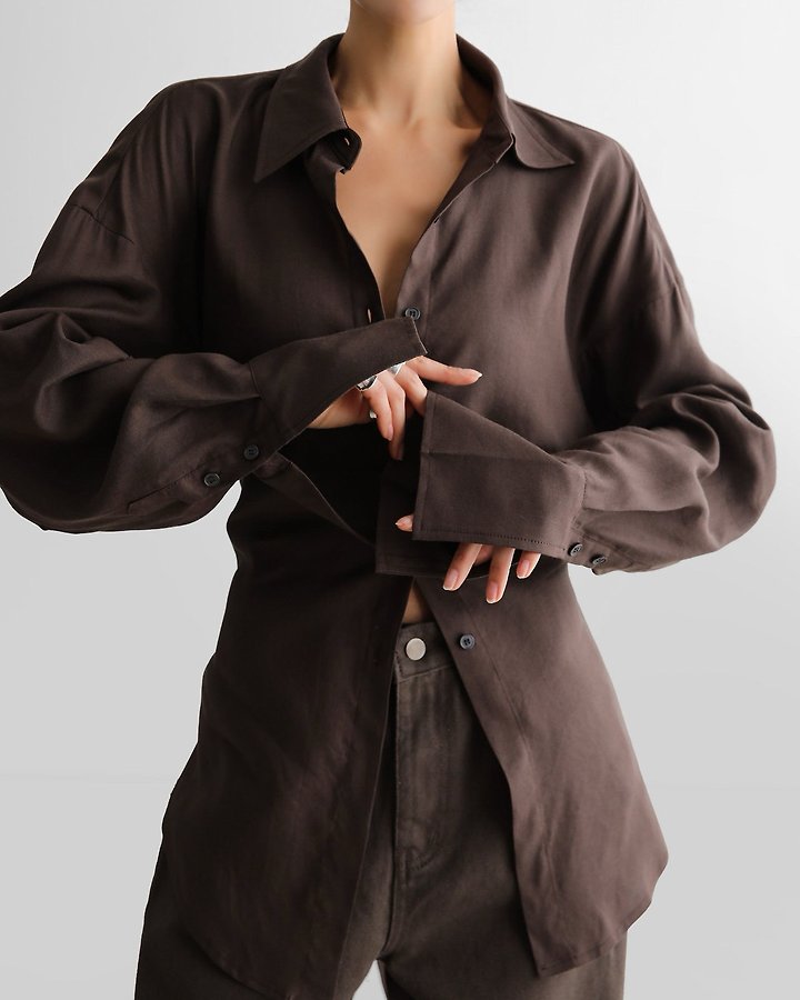 Paper Moon - Korean Women Fashion - #shopsmall - Back Cut-Out Knot Shirt