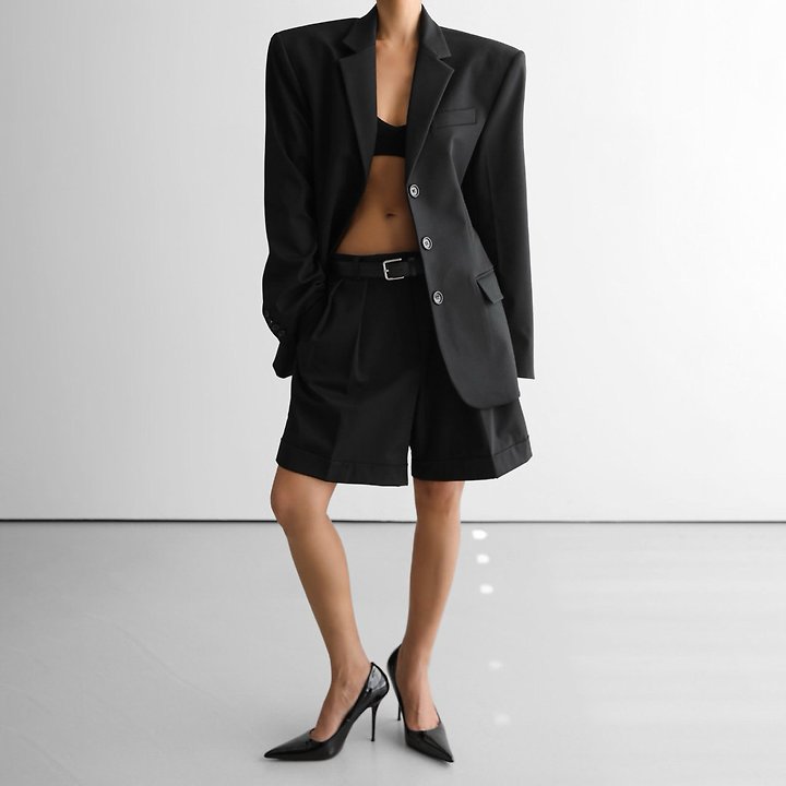 Paper Moon - Korean Women Fashion - #shopsmall - Essential Tailored Single Blazer - 7