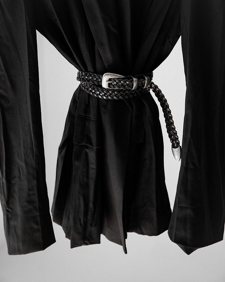 Paper Moon - Korean Women Fashion - #shopsmall - Twist Weaving Buckle Belt - 3
