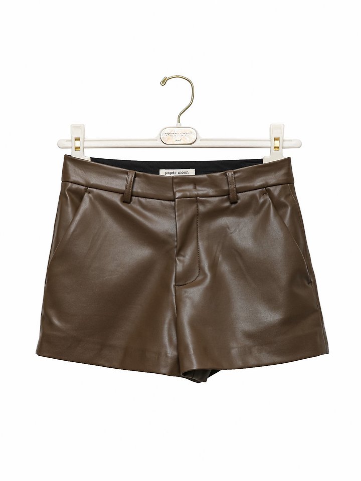 Paper Moon - Korean Women Fashion - #shopsmall - Classic Vegan Short Pants - 2