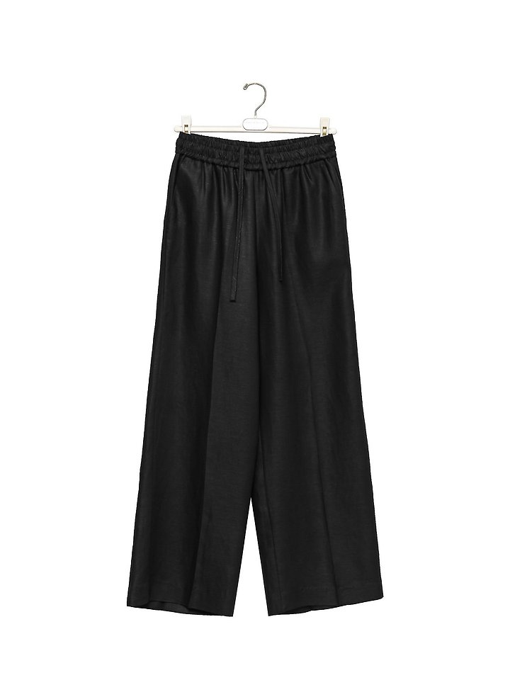 Paper Moon - Korean Women Fashion - #thatsdarling - Linen Drawstring Trousers - 11