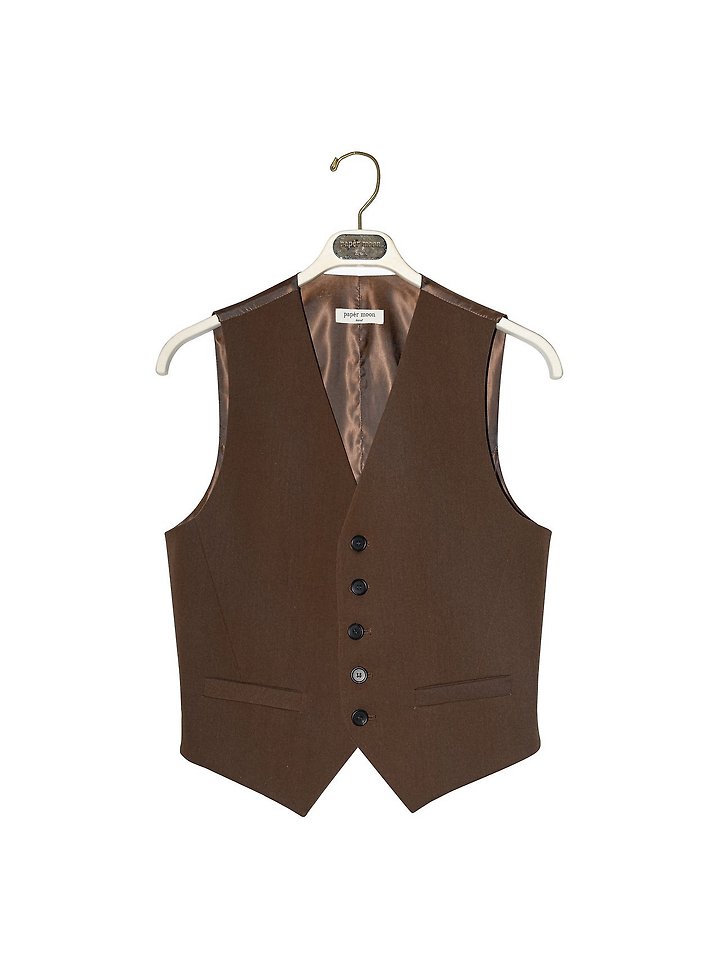 Paper Moon - Korean Women Fashion - #shopsmall - Five Button Down Tailored Suit Vest - 4