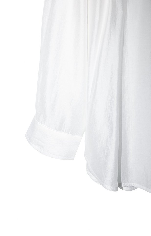 Paper Moon - Korean Women Fashion - #thelittlethings - Sheer Silky Classic Button Down Shirt - 12