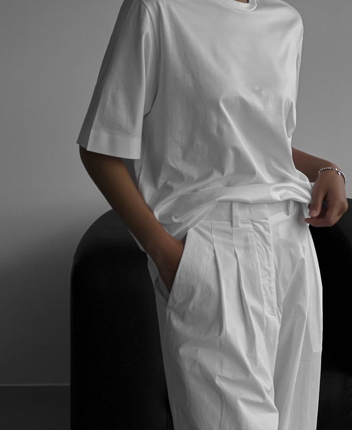 Paper Moon - Korean Women Fashion - #vintageinspired - LUX Sliket Basic Tee - 3