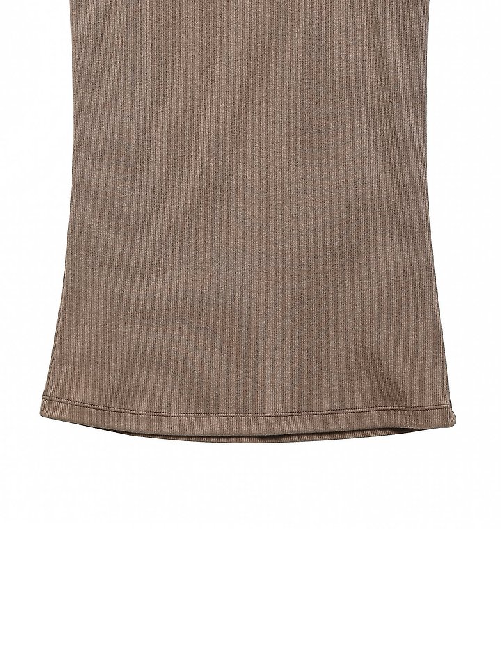 Paper Moon - Korean Women Fashion - #vintageinspired - Sleeveless Rib Jersey Tank Top - 8