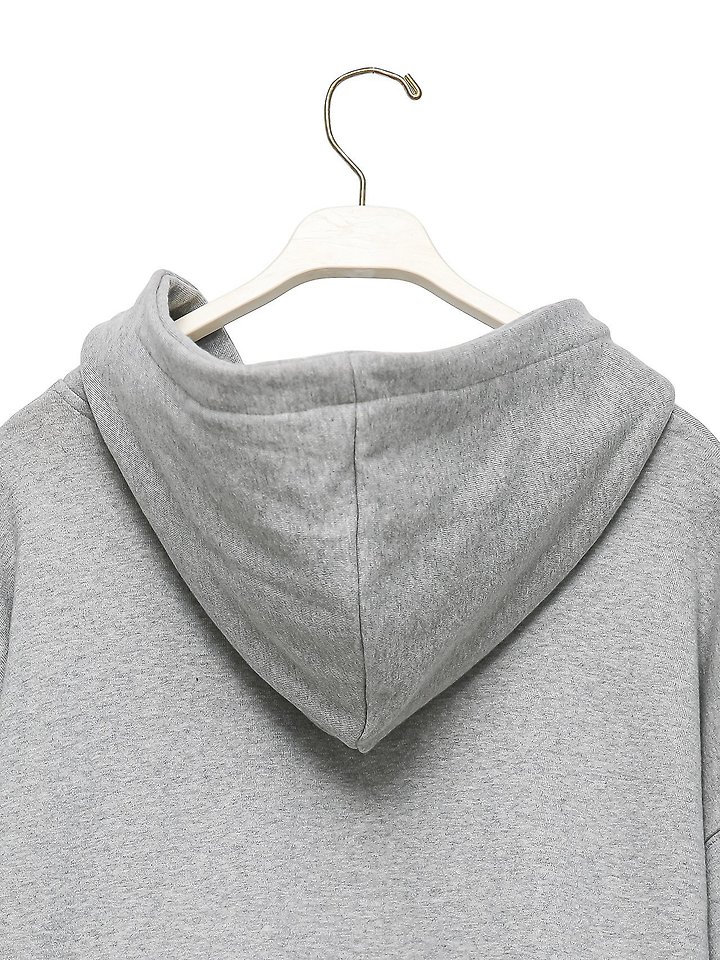 Paper Moon - Korean Women Fashion - #vintageinspired - Classic Oversized Two Way Zipped Up Hoodie - 11