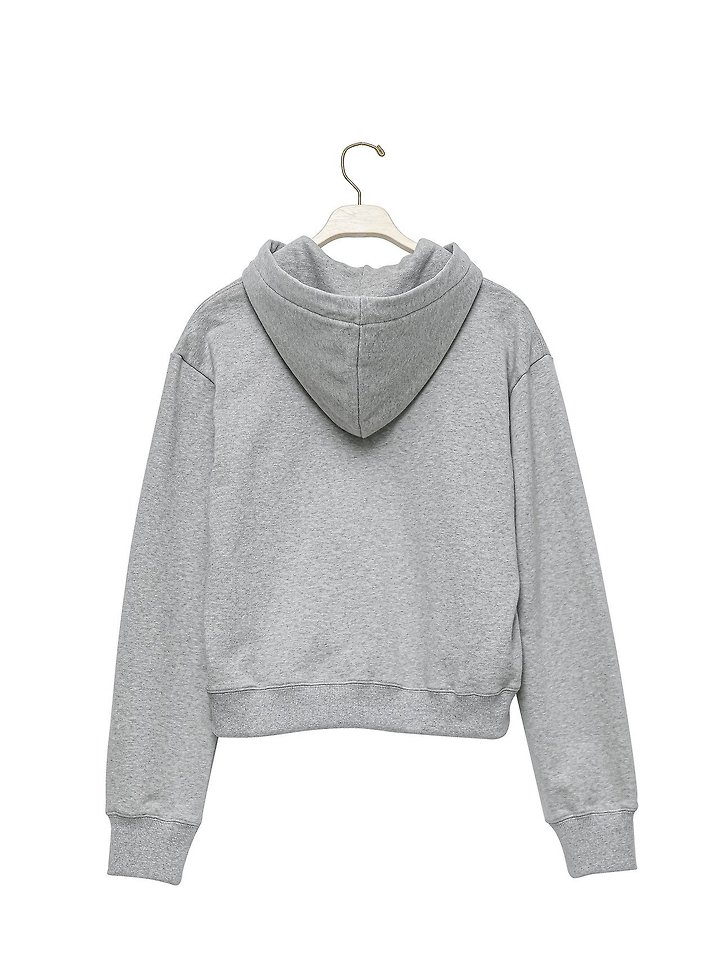 Paper Moon - Korean Women Fashion - #vintageinspired - Classic Slim Fit Two Way Zipped Up Hoodie - 9