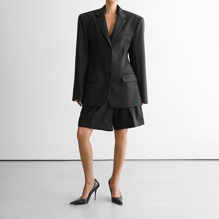 Paper Moon - Korean Women Fashion - #vintageinspired - Essential Tailored Single Blazer - 2