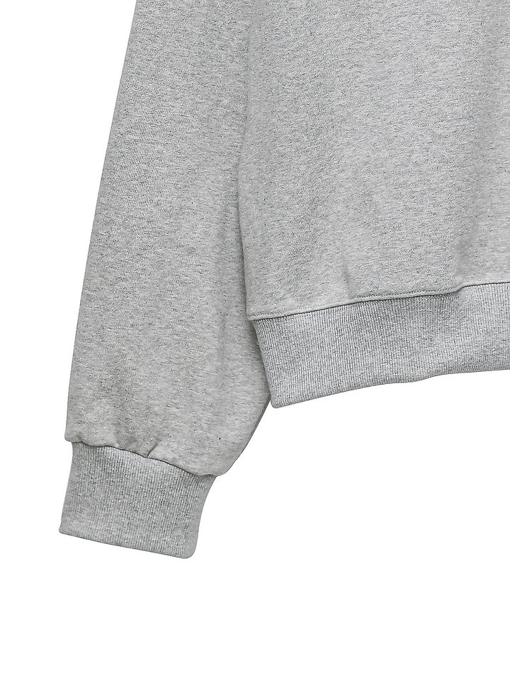 Paper Moon - Korean Women Fashion - #vintagekidsstyle - Classic Oversized Two Way Zipped Up Hoodie - 12