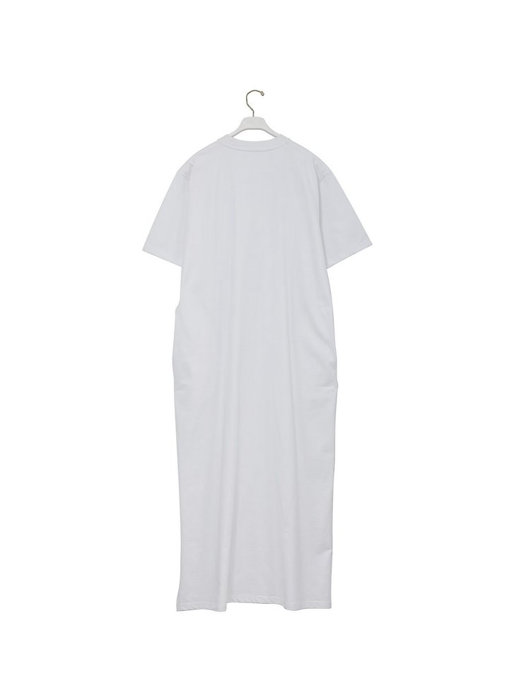 Paper Moon - Korean Women Fashion - #womensfashion - One Side Slit Detail Oversized Maxi Dress - 6